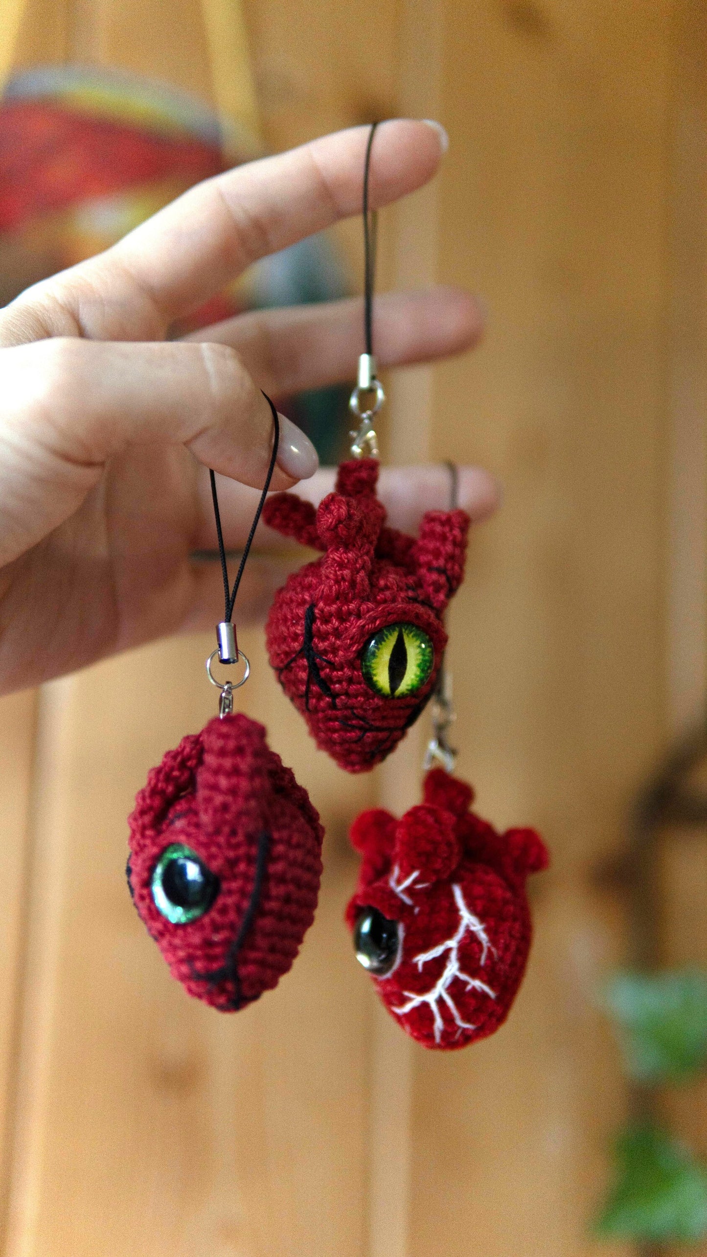 Anatomical Human Heart Low-Sew Crochet Pattern