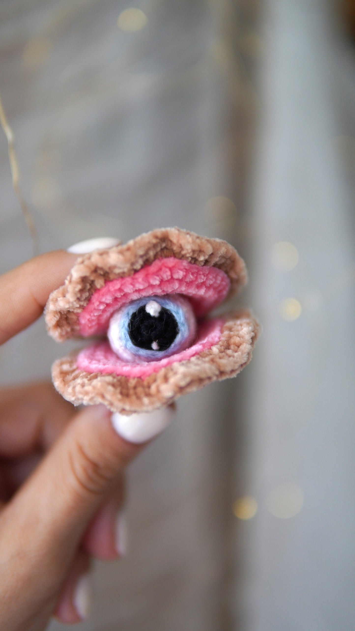 Plush Oyster No-Sew Crochet Pattern Set 2 in 1