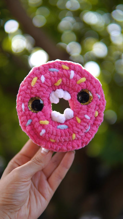 Monster Donut Low-sew Crochet Pattern