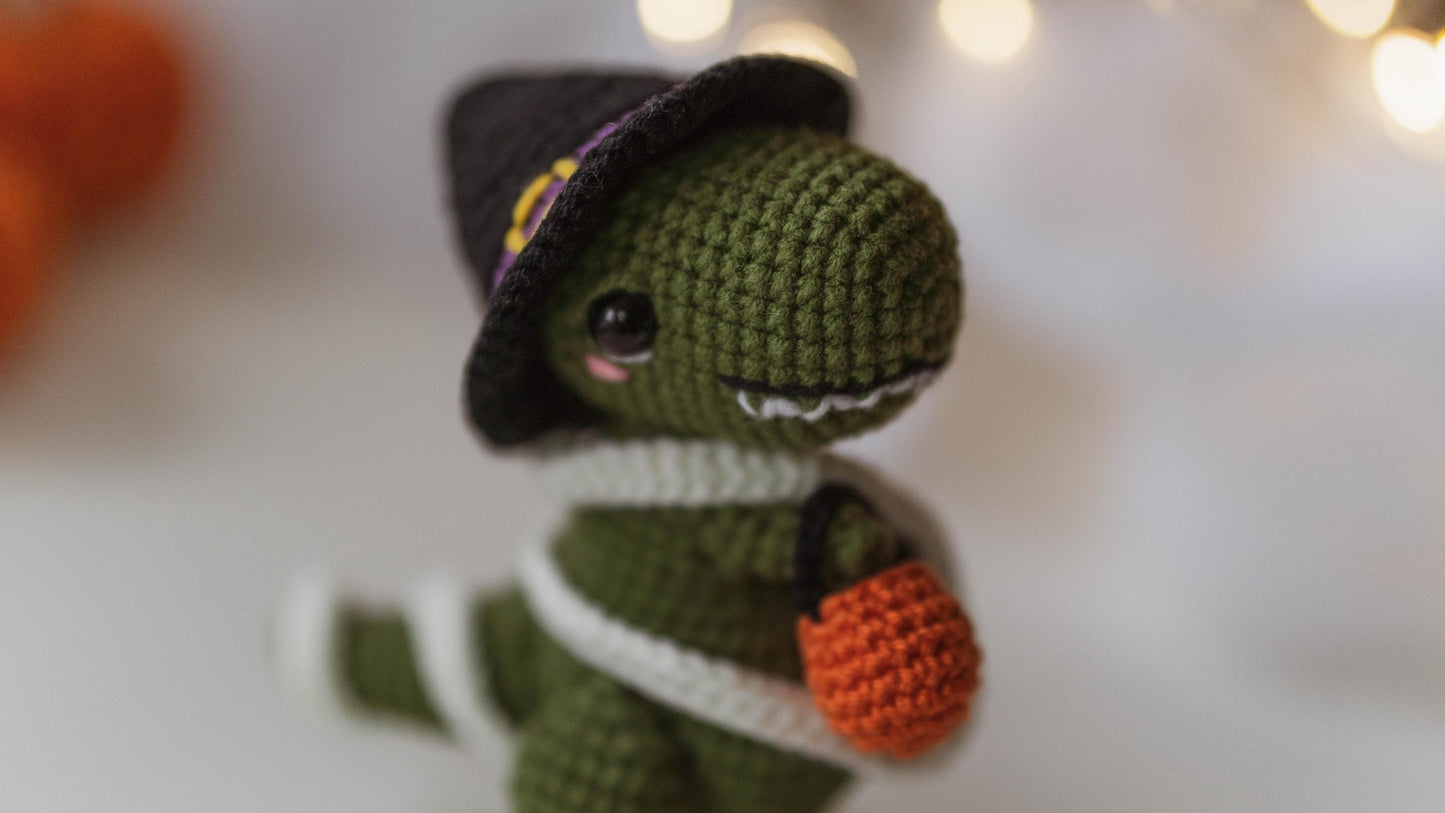 Halloween Dino Crochet Pattern