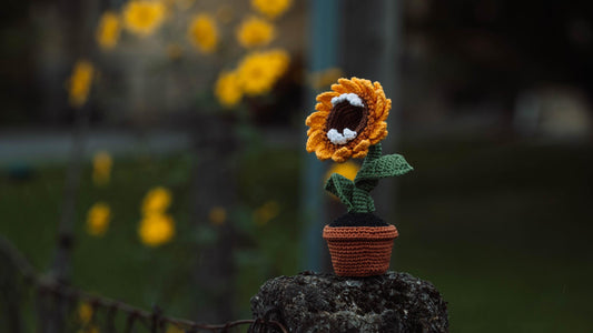 Monster Sunflower Crochet Pattern