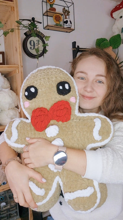 Dr. Ginger & Mr. Bones Gingerbread Man Crochet PDF Pattern