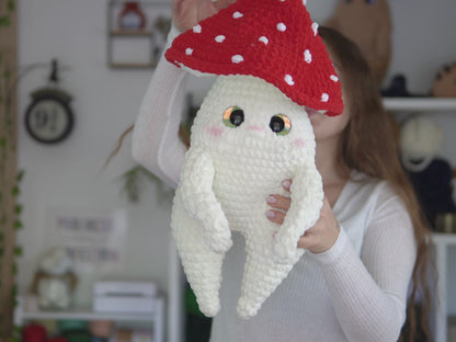 MushMallow Baby Mushroom Crochet No Sew PDF Pattern